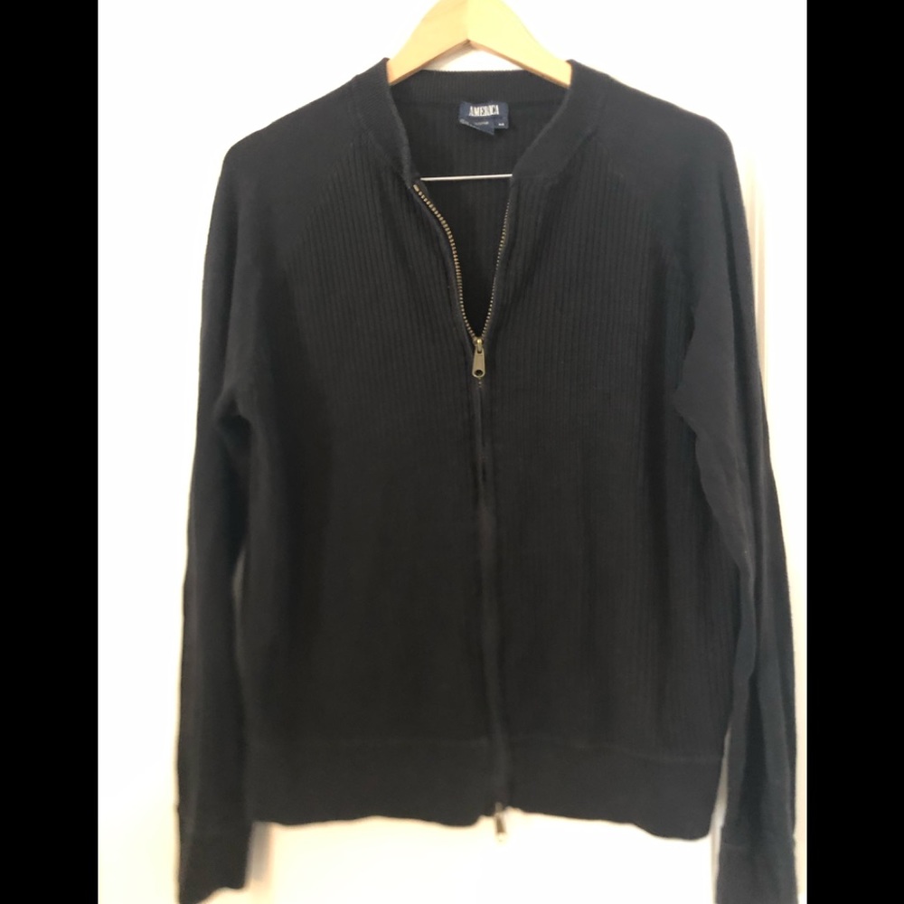 COPY - Black zip up sweater